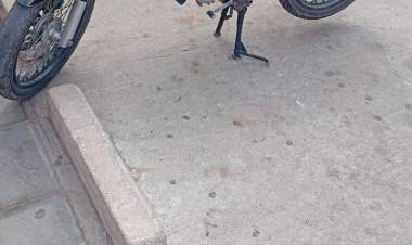 Choque entre bicicleta y moto dejó solo daños materiales en Chepes