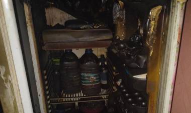 Ulapes: incendio en una vivienda provocó importantes daños materiales