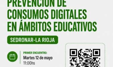 Prevención de Consumos Digitales en Ámbitos Educativos”, a cargo del equipo nacional de SEDRONAR
