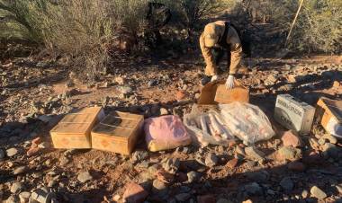 Hallaron material explosivo en Ruta 40 y fue destruido mediante detonación controlada