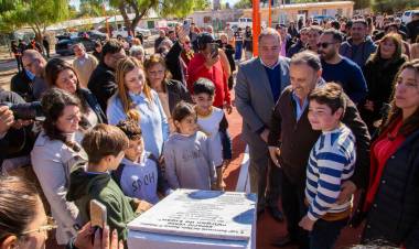 Inauguraron el espacio verde “Virgen de Luján” para fortalecer la integración comunitaria