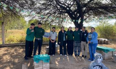 Ulapes: alumnos transformaron el patio de su escuela y convocan a la comunidad a colaborar