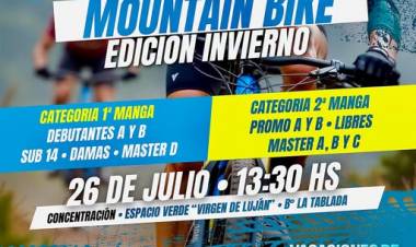 Competencia de Mountain Bike para cerrar las Vacaciones de Invierno en Chepes