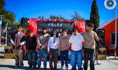 La Banda del Colegio Provincial de Chepes brilló en el aniversario de Desiderio Tello