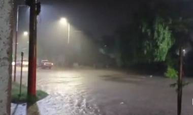 Importantes precipitaciones registradas en el Departamento Rosario Vera Peñaloza este 17 de octubre   