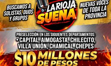 “La Rioja Suena”: lanzan un certamen provincial de canto con 10 millones de pesos en premios