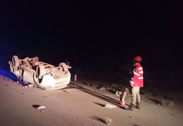 Luz Santangelo Carrizo protagonizó un accidente en Ruta Nacional Nº38.