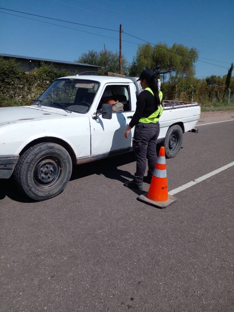 Chepes: Inspectores de transito realizan operativos y controles de prevención vehicular.