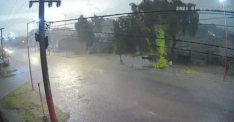 Chepes: Registro total de lluvias del Dpto. Rosario Vera Peñaloza.