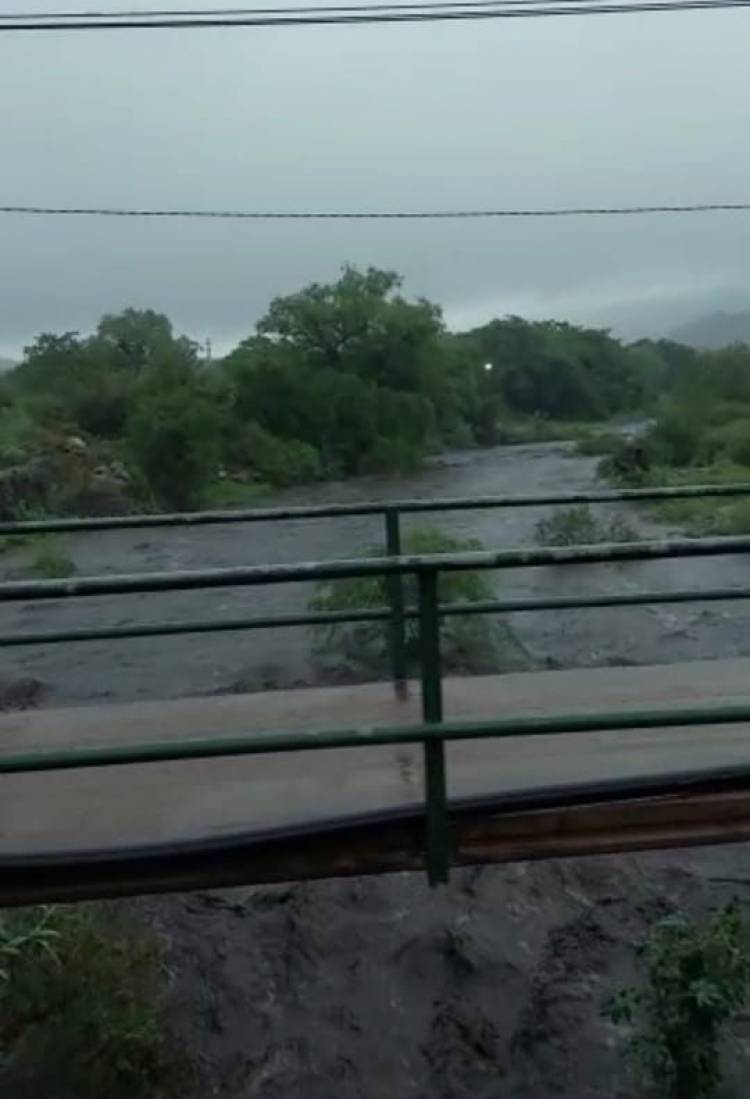 Olta: Un lluvia de más 150 milímetros género crecida de ríos.