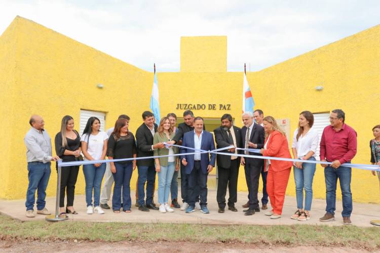 Inauguración del edificio del Juzgado de Paz Lego, garantiza el acceso a justicia a la comunidad de Vinchina.