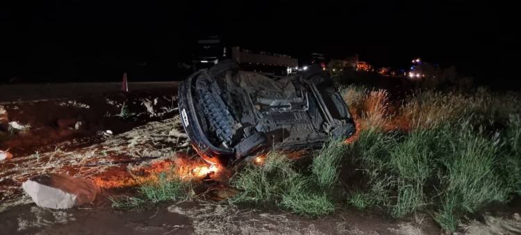 Trágico vuelco en el Portezuelo: Una mujer perdió la vida en el desvío del Río El Telarillo.