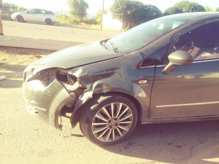 Chepes: Accidente de tránsito por Av. San Martín salida este.