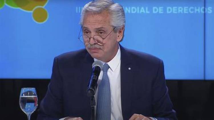 Alberto Fernández: "El pueblo argentino ha hecho de los derechos humanos una política de Estado".