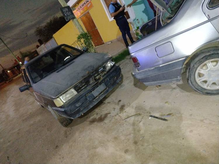 Chepes: Accidente vial en Barrio Kolping.