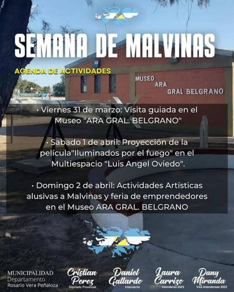 Chepes: Cronograma de actividades por el día del Veterano de Malvinas.