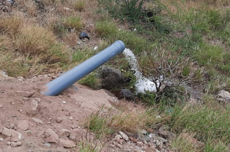 Conectan un nuevo acueducto en Portezuelo.