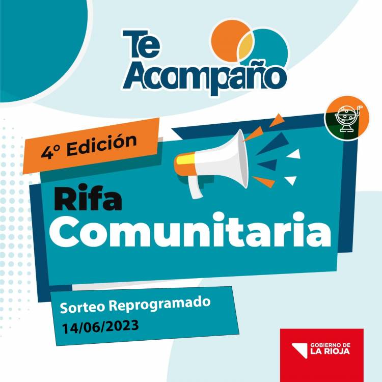 Programa Te Acompaño: Reprograman fecha de sorteo de las rifas para el 14 junio proximo.