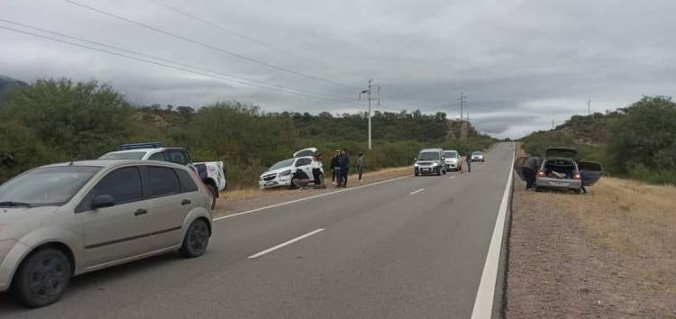 Fuerte accidente a 8 km de Olta.