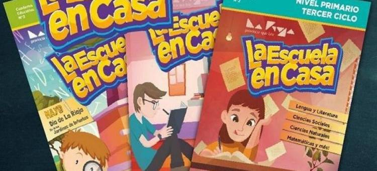 Feria del Libro: Presentaron la revista escolar "La Escuela en Casa".