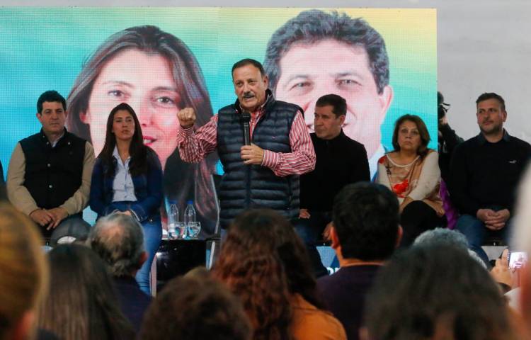 Quintela al frente de la campaña de Unión por la Patria