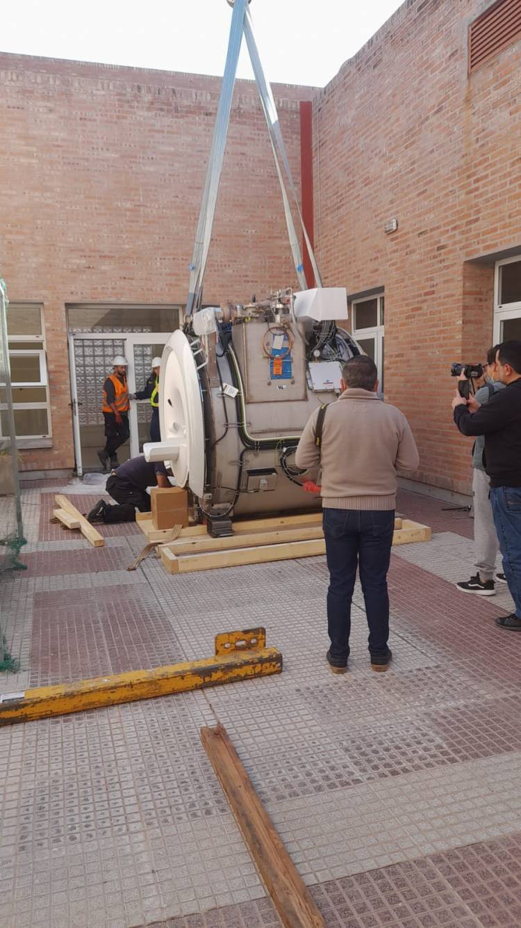 Comienza el emplazamiento de un nuevo resonador en el Hospital de la Madre y el Niño