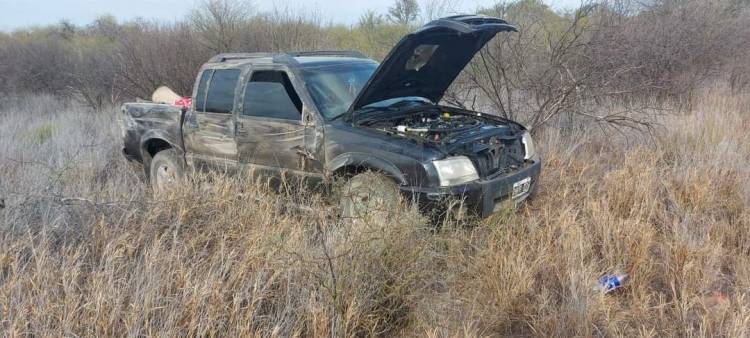 La Rioja: un automovilista volcó en Ruta Nacional 38