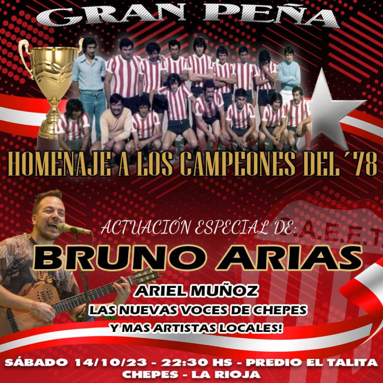 El Club Estudiantes El Tala realizará un homenaje a sus primeros campeones del año 1978