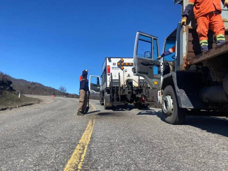 Vialidad Nacional realizará el bacheo de la ruta que une Chepes con el Kilómetro 14