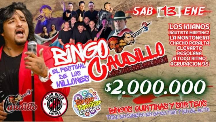 Atención familia, datos a tener en cuenta para el festival del caudillo "el festival de los millones"