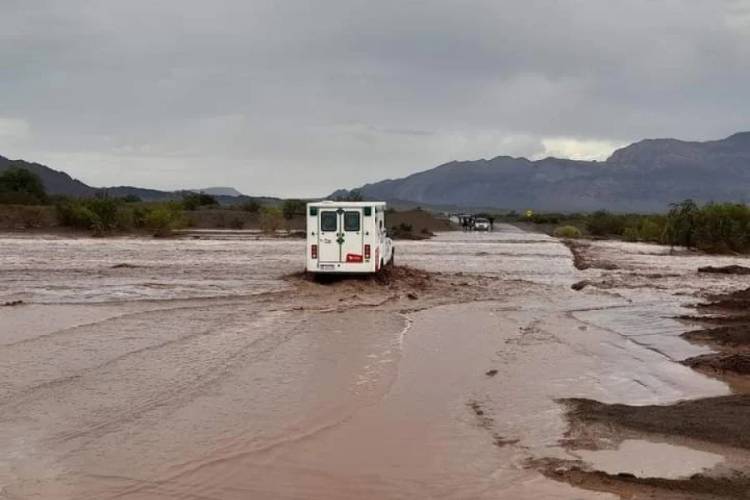 Por las intensas lluvias piden circular con precaución por la Ruta N° 40