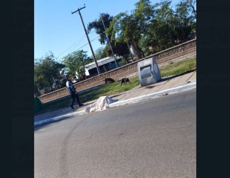 Accidente faltal: un motociclista atropelló a un anciano y falleció