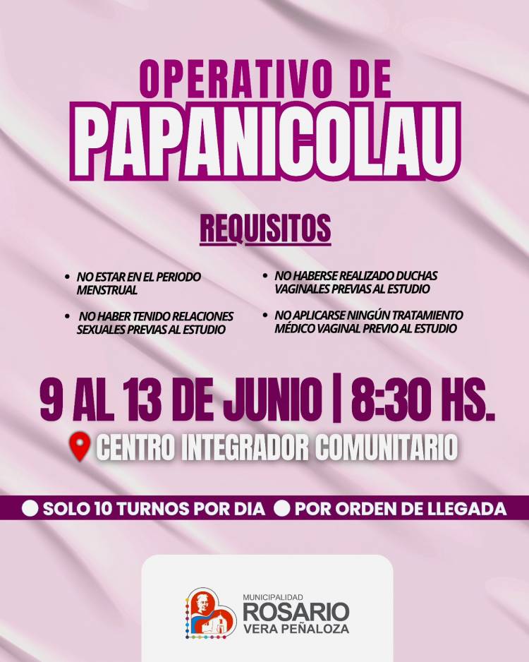 Chepes: se realizará un operativo de papanicolau en el C.I.C.
