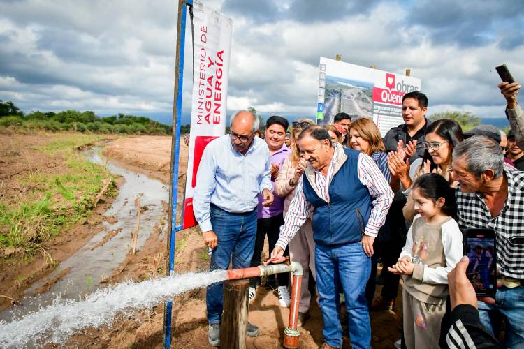 Se almacenaron en Chamical 170 millones de litros de agua en represas comunitarias