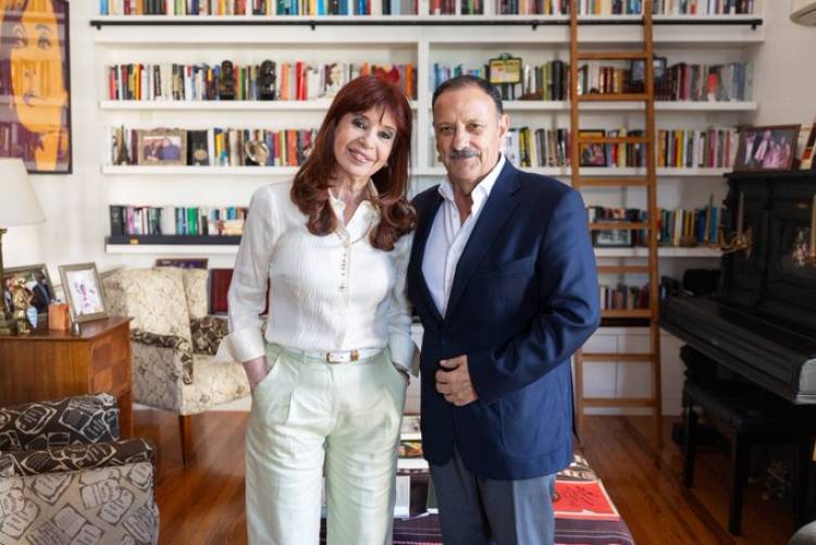 Quintela visitó a Cristina Kirchner