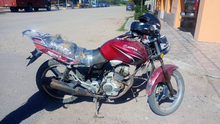 Chepes: dos heridos tras colisión de motos