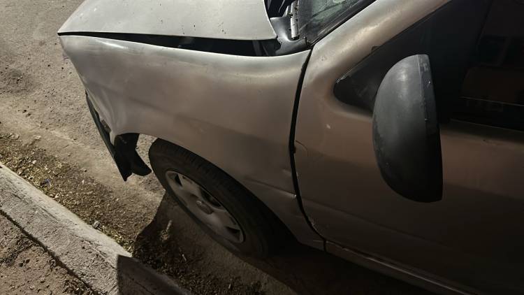 Chepes: choque y alcoholemia positiva