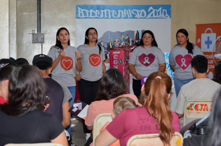 Taller de salud sexual y reproductiva en el C.E.J.A.