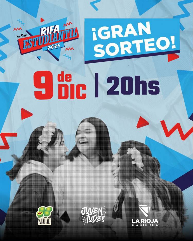 La Secretaría de Juventudes realiza el Gran Sorteo de la Rifa Estudiantil para fortalecer el cierre de ciclo de estudiantes secundarios