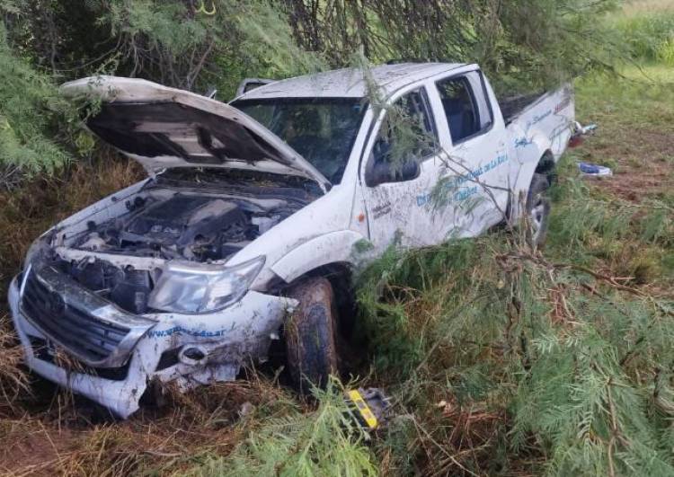 Gabriel Goitea, informó sobre el estado de los heridos en el vuelco de la camioneta de la UNLaR