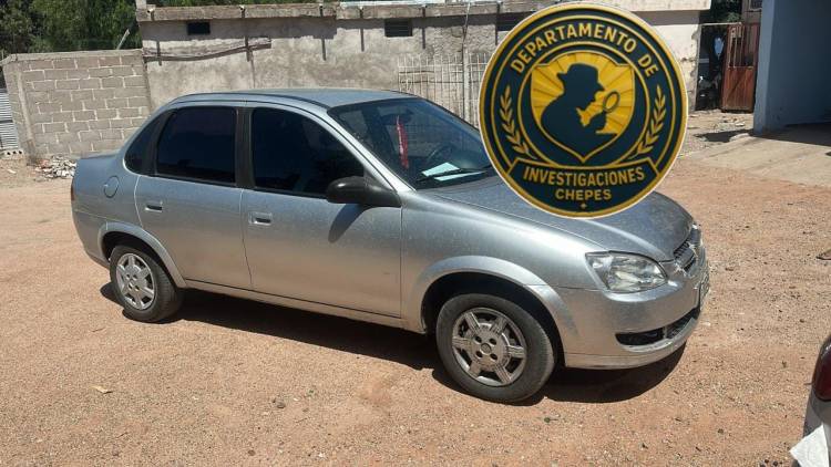 Secuestran en Chepes un automóvil con pedido de captura emitido desde Córdoba