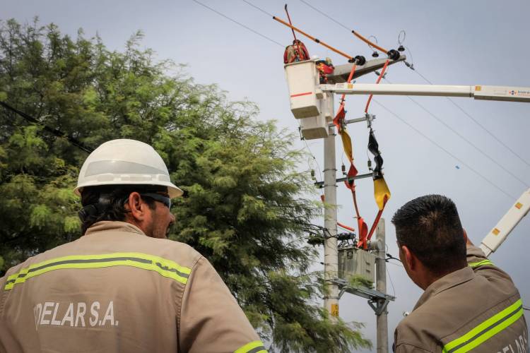 Chepes: EDELAR actualizó la situación del suministro eléctrico tras el temporal