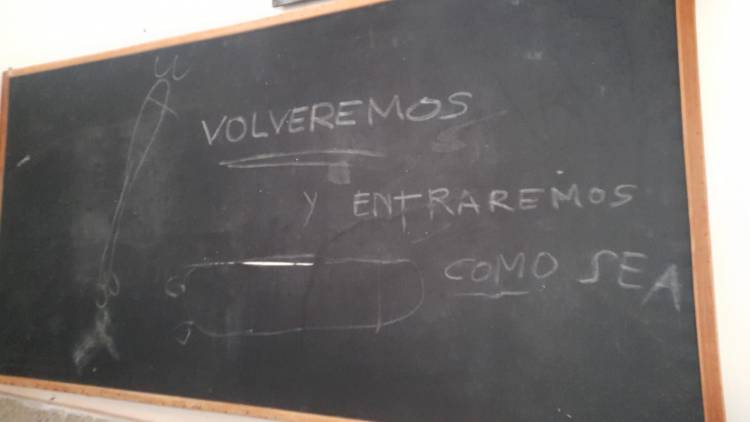 Milagro: vandalismo en escuela secundaria