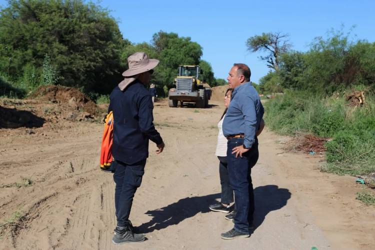 Obra canal en marcha: avances con coordinación institucional