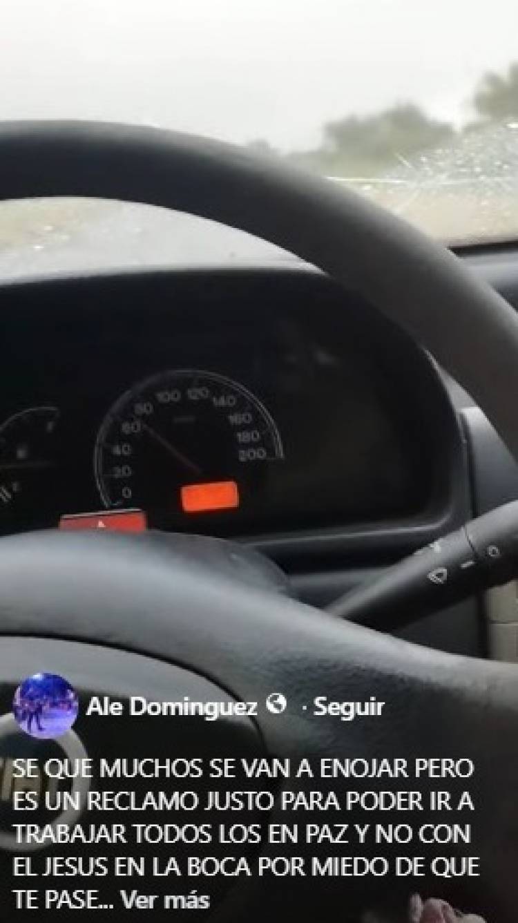 Profesor denuncia el mal estado de las rutas y pide soluciones para poder llegar a trabajar