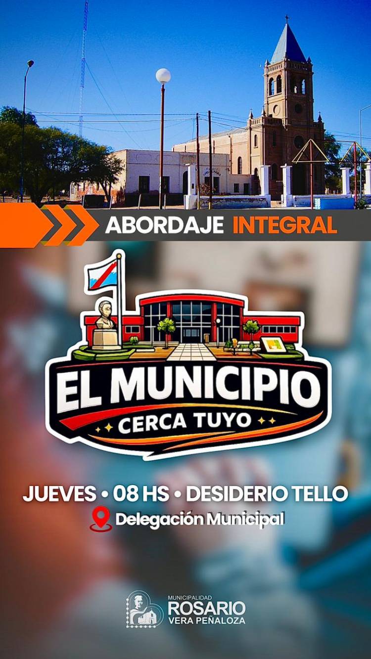 "El Municipio Cerca Tuyo" llega a Desiderio Tello con un abordaje integral