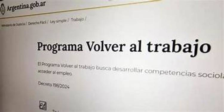 Finaliza el programa "Volver al Trabajo" en el departamento Rosario Vera Peñaloza