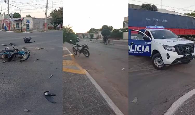 Chepes: Un joven detenido tras atropellar a dos motociclistas y fugarse en pleno centro