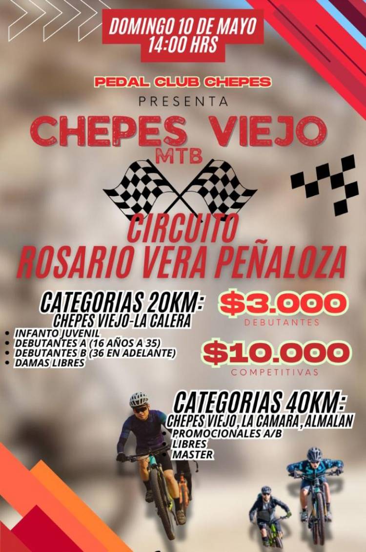 Invitan a una nueva competencia de MTB en Chepes por el aniversario departamental