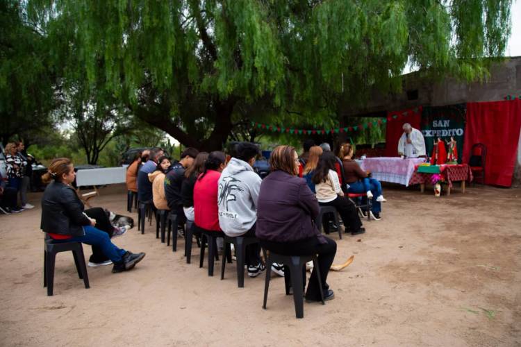 Río hondo celebró a san expedito y sumó un nuevo espacio para la comunidad